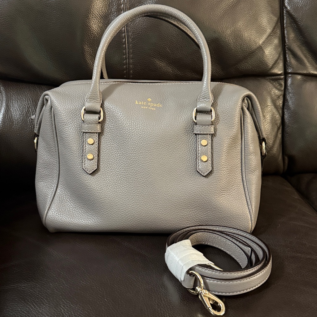 Kate Spade Dark Gray Leather Kate Spade Rn 0102760 Ca 57710 Shoulder Bag